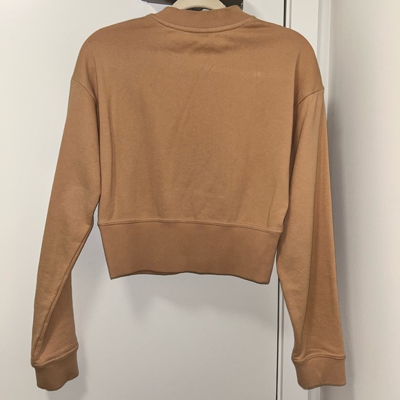 CROPPED P.E.NATION PINK/NUDE SWEATER SIZE M - Picture 2 of 4